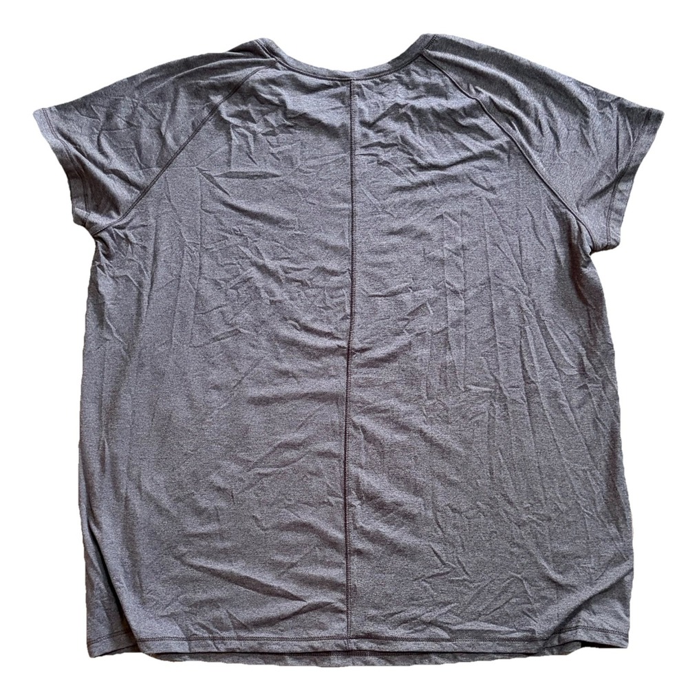 New Eddie Bauer Women's Active‎ Crew Neck Everyday T-Shirt Gray Sz XL